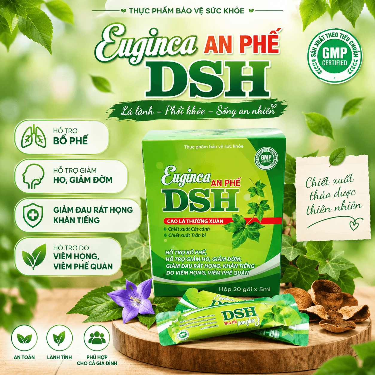 Euginca An Phế DSH (Túi)