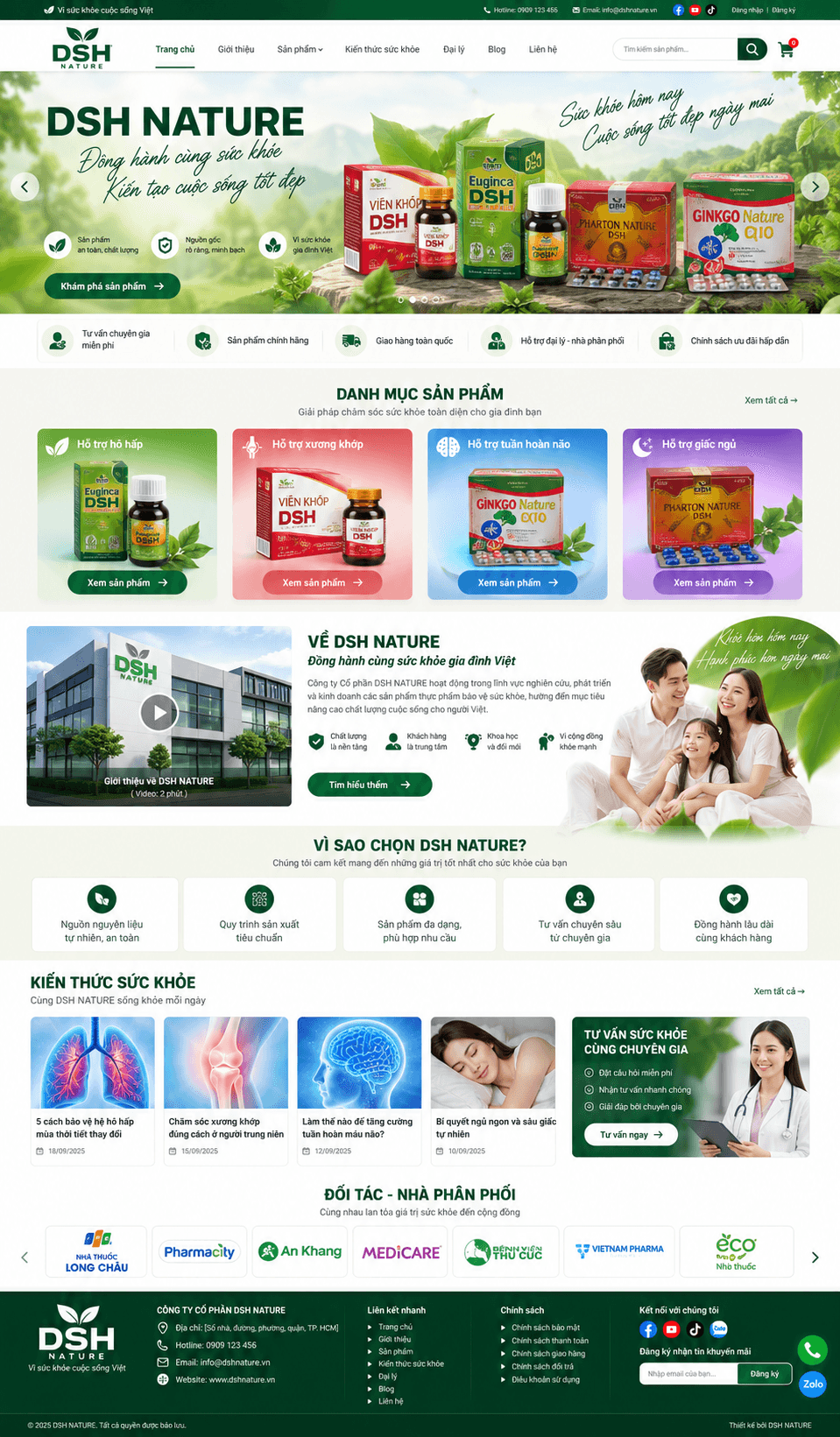 Tổng quan thương hiệu DSH Nature